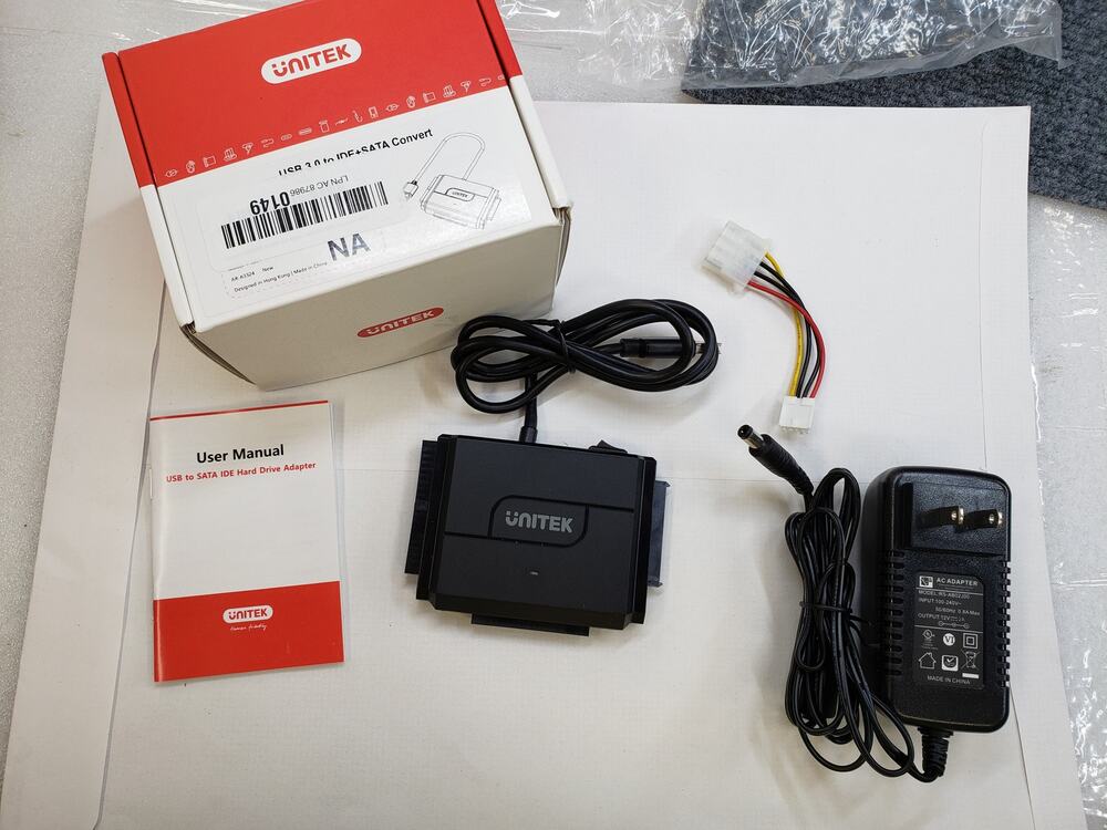 Unitek SATA/IDE to USB 3.0 Adapter, Hard Drive Kit Converter Universal 2.5"/3.5"